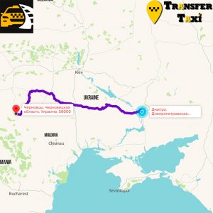 Міжміське Трансфер Таксі Дніпро - Чернівці