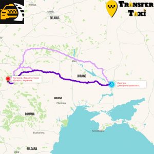 Міжміське Трансфер Таксі Дніпро - Ужгород