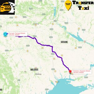 Міжміське Трансфер Таксі Тернопіль - Миколаїв