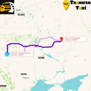 Междугороднее Трансфер Такси Тернополь - Сумы